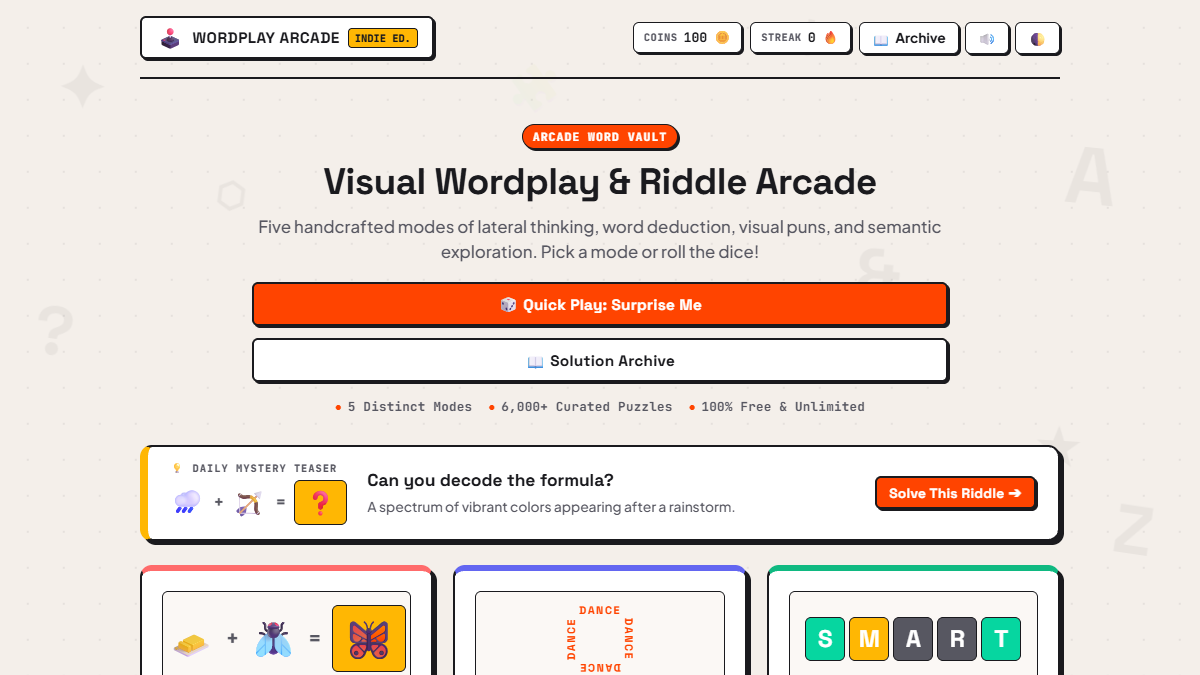 Wordplay Arcade